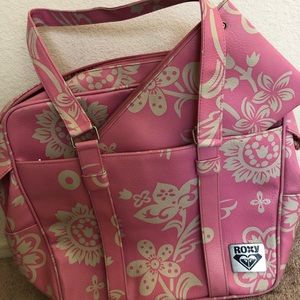 ROXY brand travel bag / clutch set